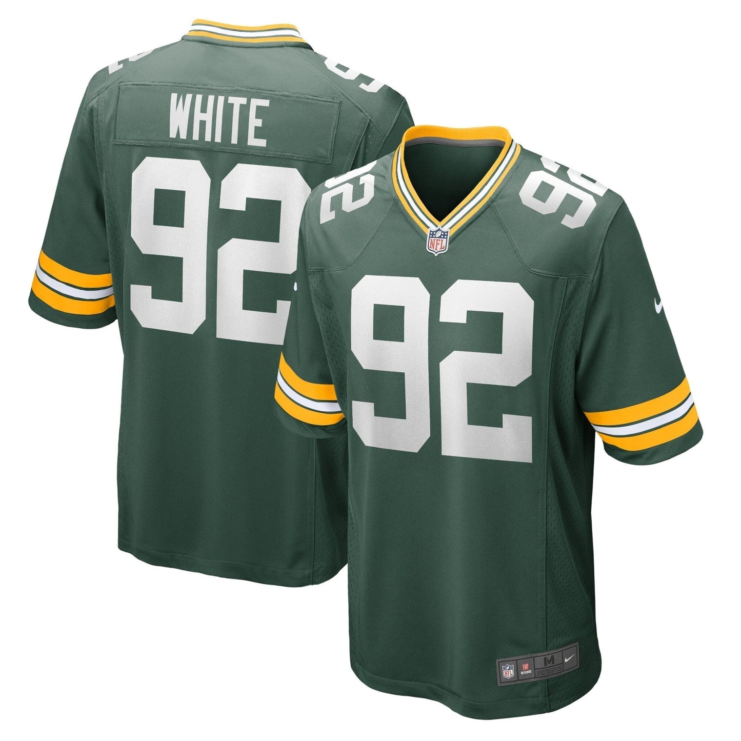 Reggie White Green Bay Packers Nike Retired Game Jersey - Green football jersey product view 1