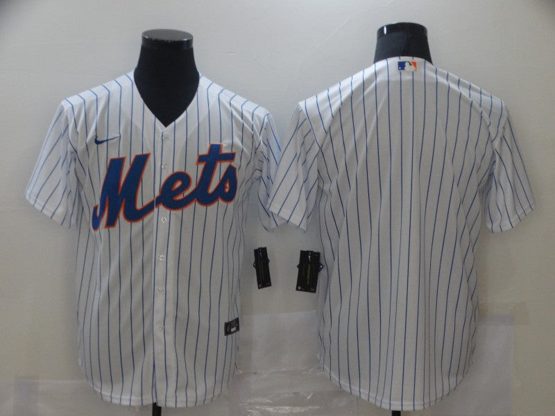 Men's New York Mets White Home Replica Blank Jersey1 baseball jersey product view 1