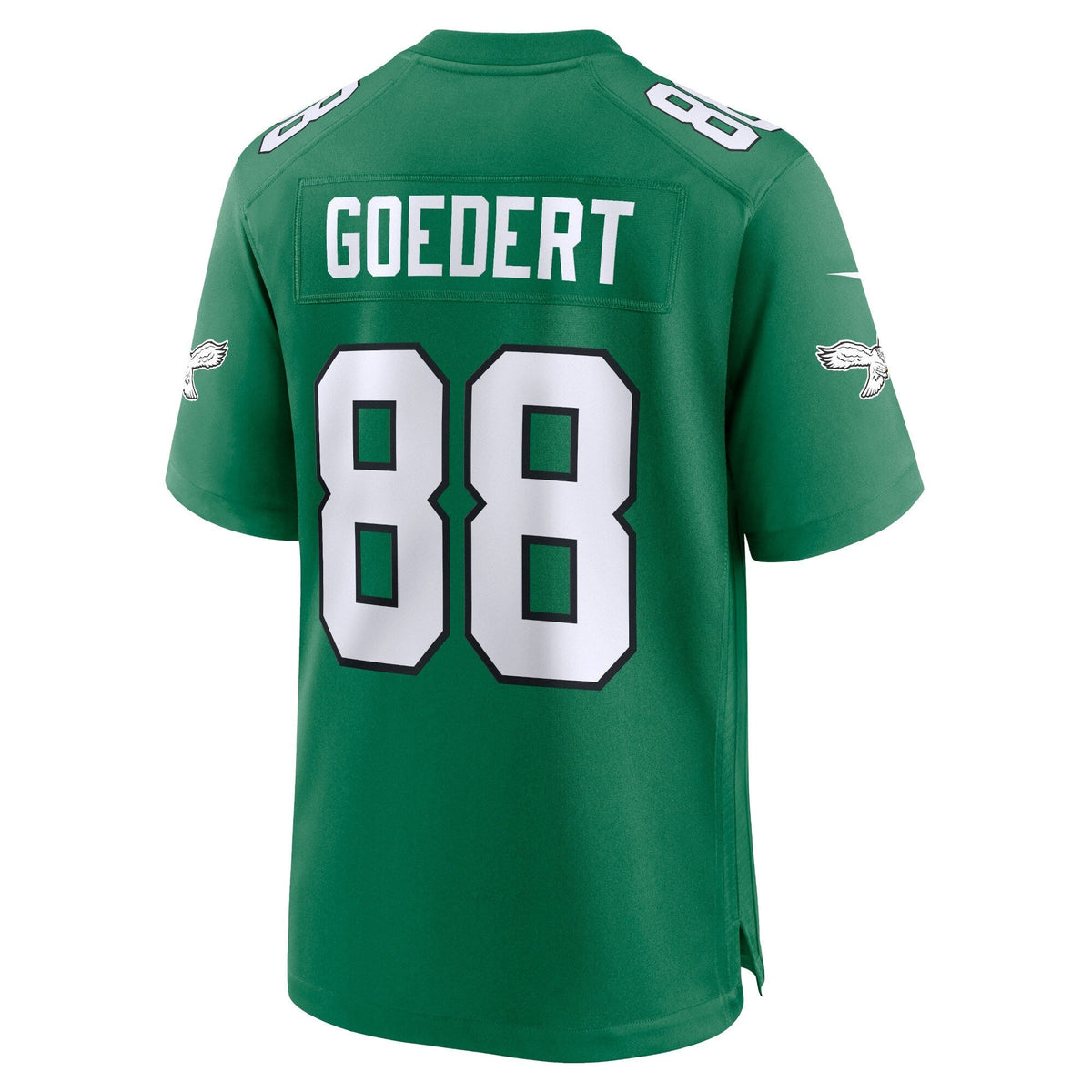 Dallas Goedert Philadelphia Eagles Nike Alternate Game Jersey - Kelly Green football jersey product view 3