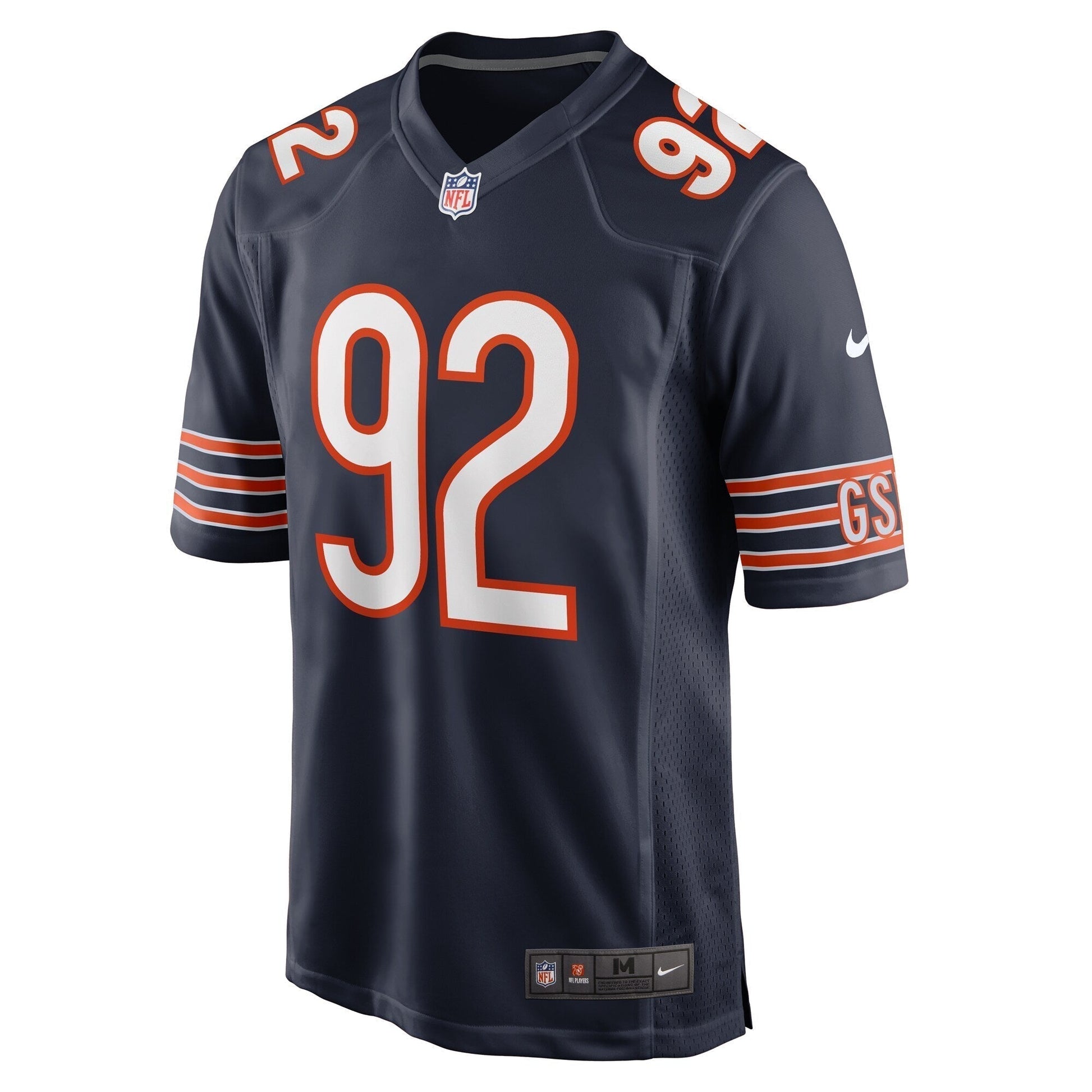 Daniel Hardy Chicago Bears Nike Team Game Jersey - Navy football jersey product view 2