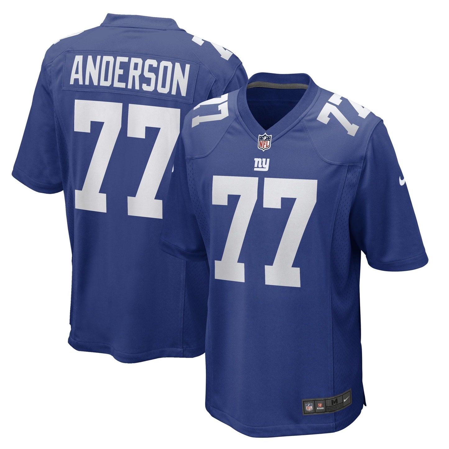 Jack Anderson New York Giants Nike Game Jersey - Royal football jersey product view 1
