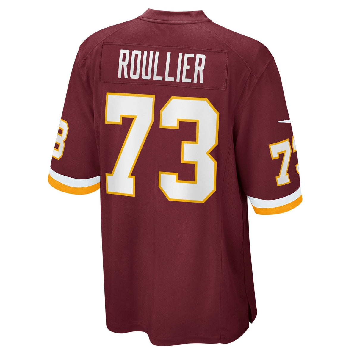 Chase Roullier Washington Football Team Nike Game Jersey - Burgundy football jersey product view 3