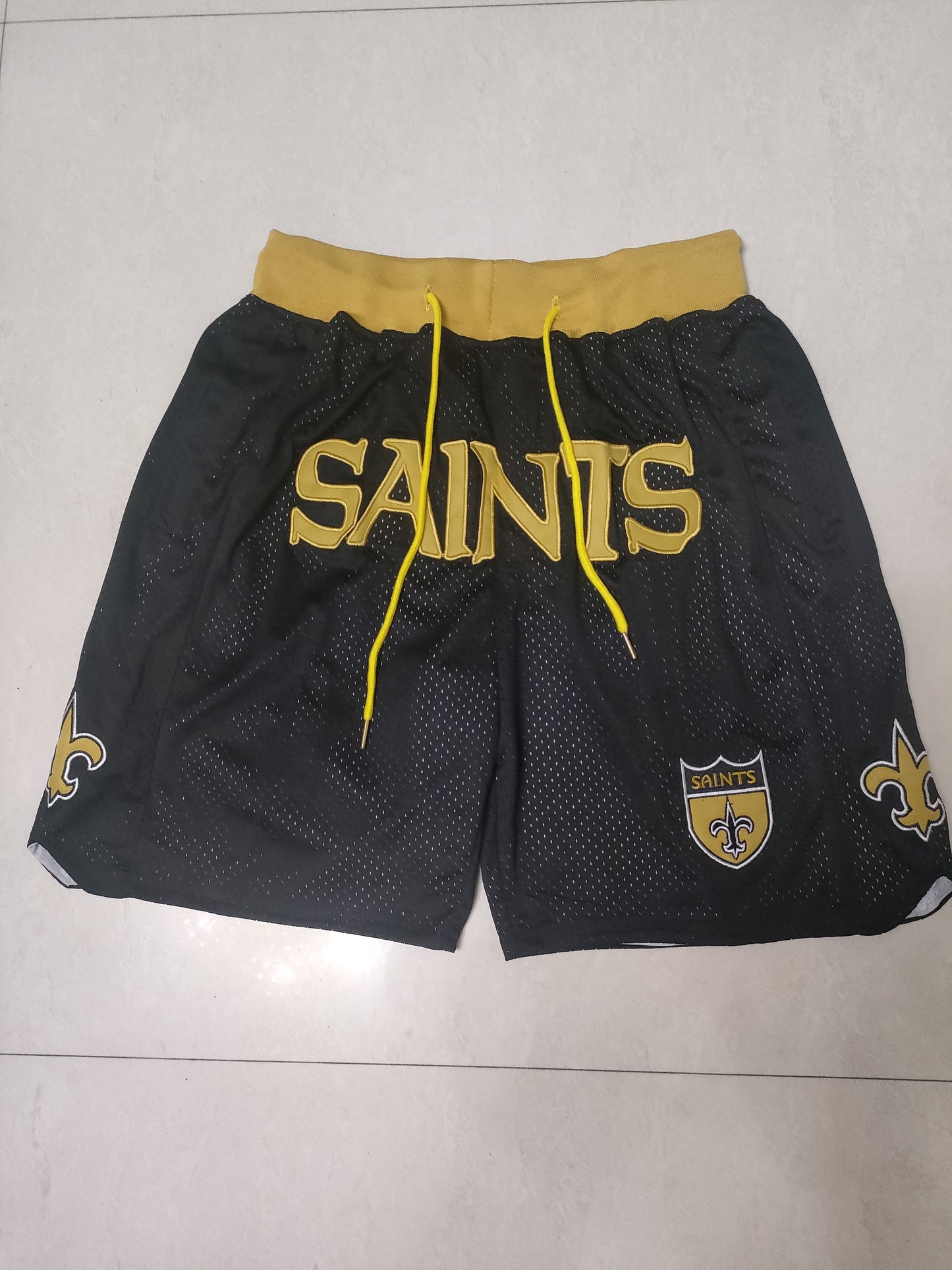 JUST DON New Orleans Saints Pocket Shorts football jersey product view 1