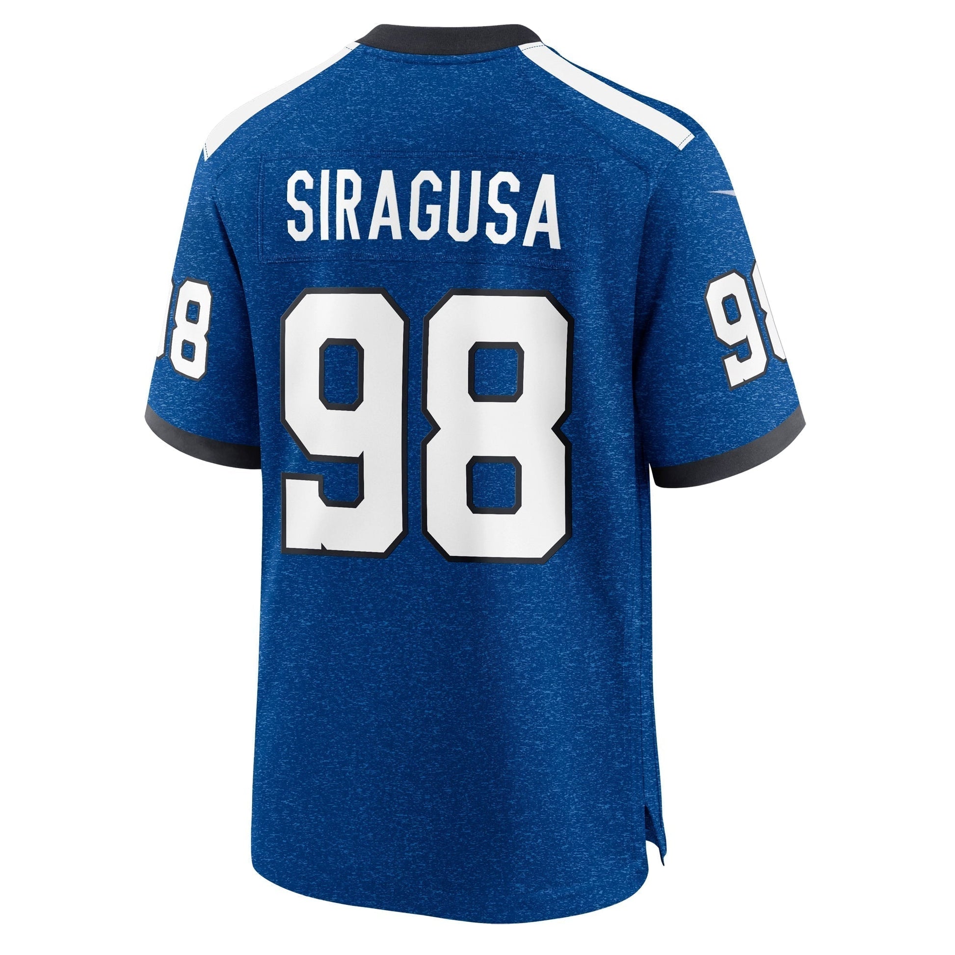 Tony Siragusa Indianapolis Colts Nike Indiana Nights Alternate Game Jersey - Royal football jersey product view 3