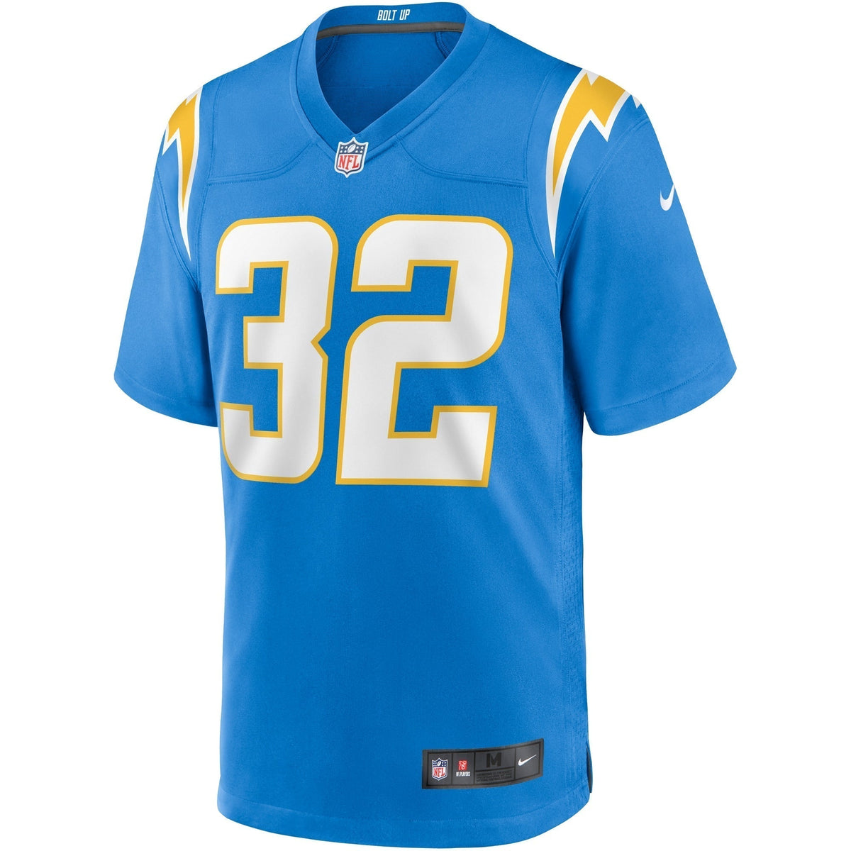 Alohi Gilman Los Angeles Chargers Nike Game Jersey - Powder Blue football jersey product view 2