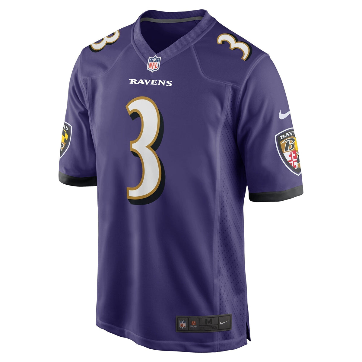 Deonte Harty Baltimore Ravens Nike Team Game Jersey - Purple football jersey product view 2