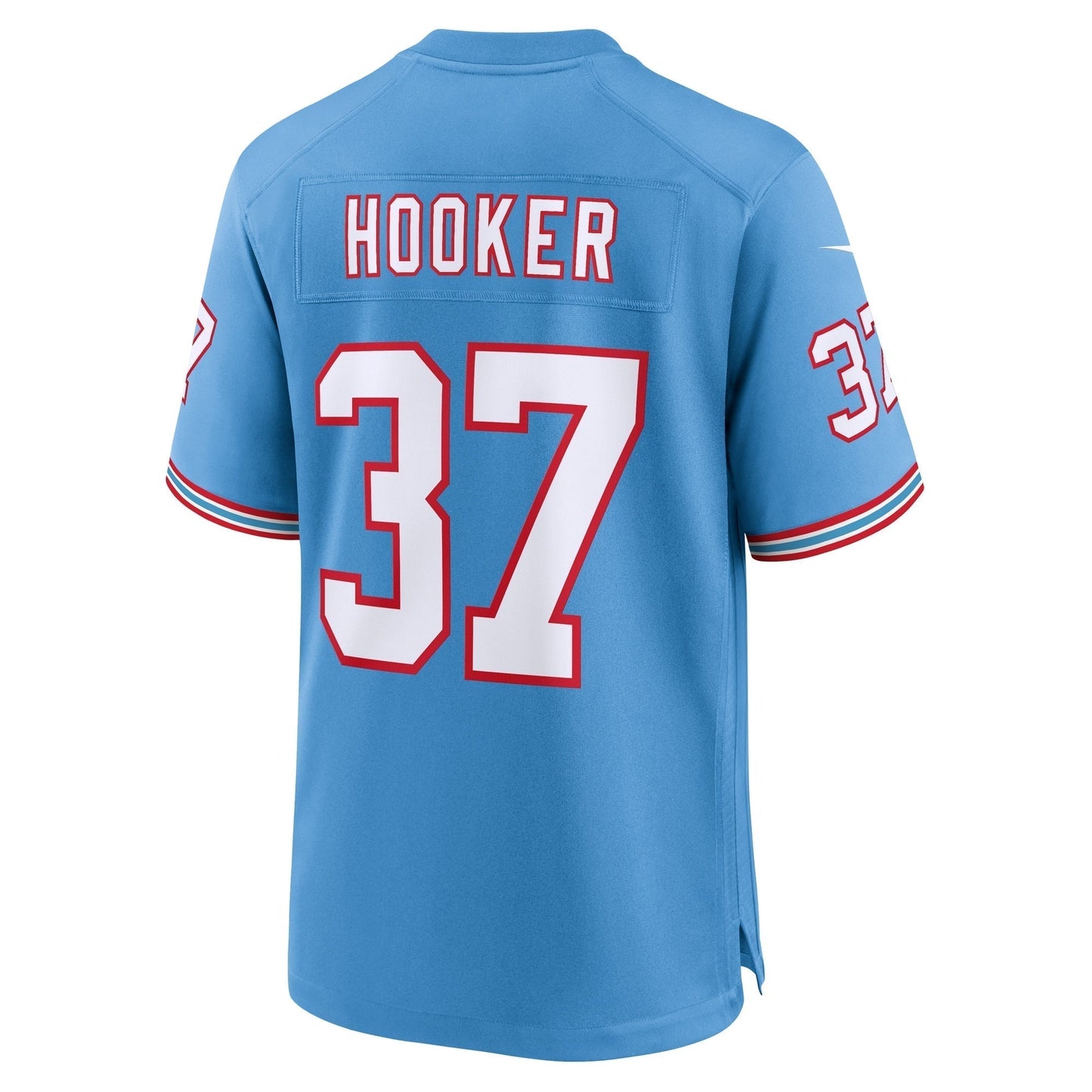 Amani Hooker Tennessee Titans Nike Oilers Throwback Game Jersey - Light Blue football jersey product view 3
