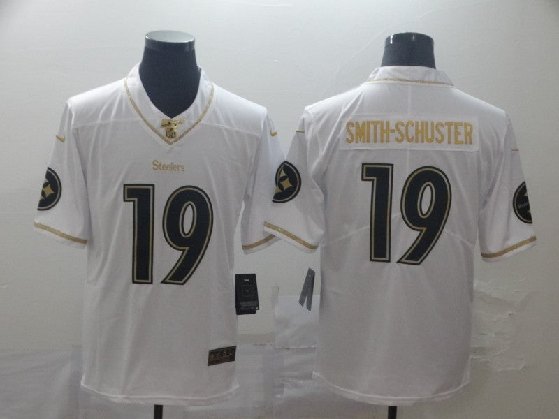 Men's Pittsburgh Steelers JuJu Smith-Schuster #19 White Alternate Game Jersey1 football jersey product view 1