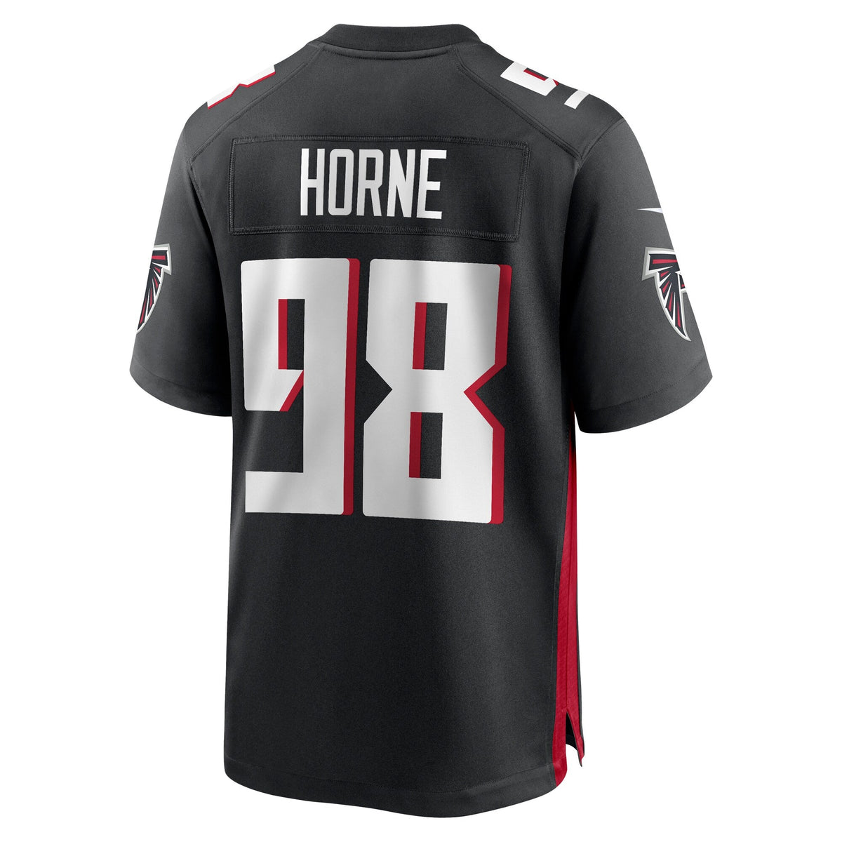Timmy Horne Atlanta Falcons Nike Game Jersey - { Black football jersey product view 3