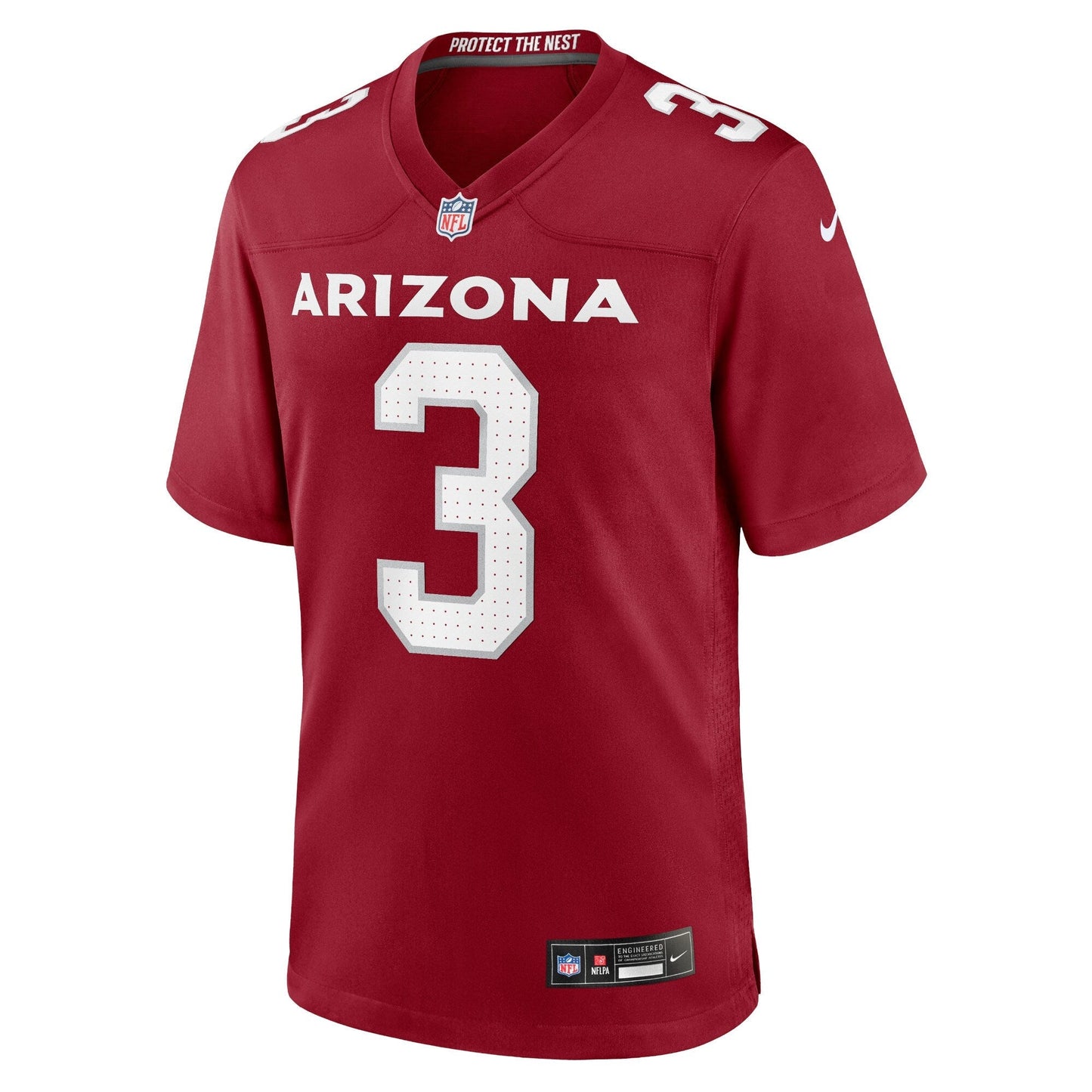 Budda Baker Arizona Cardinals Nike Game Jersey - Cardinal football jersey product view 2