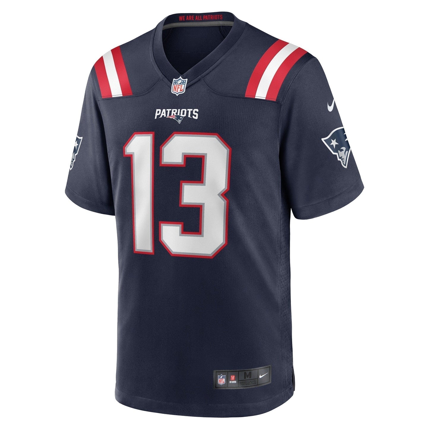 Quinn Nordin New England Patriots Nike Game Jersey - Navy football jersey product view 2