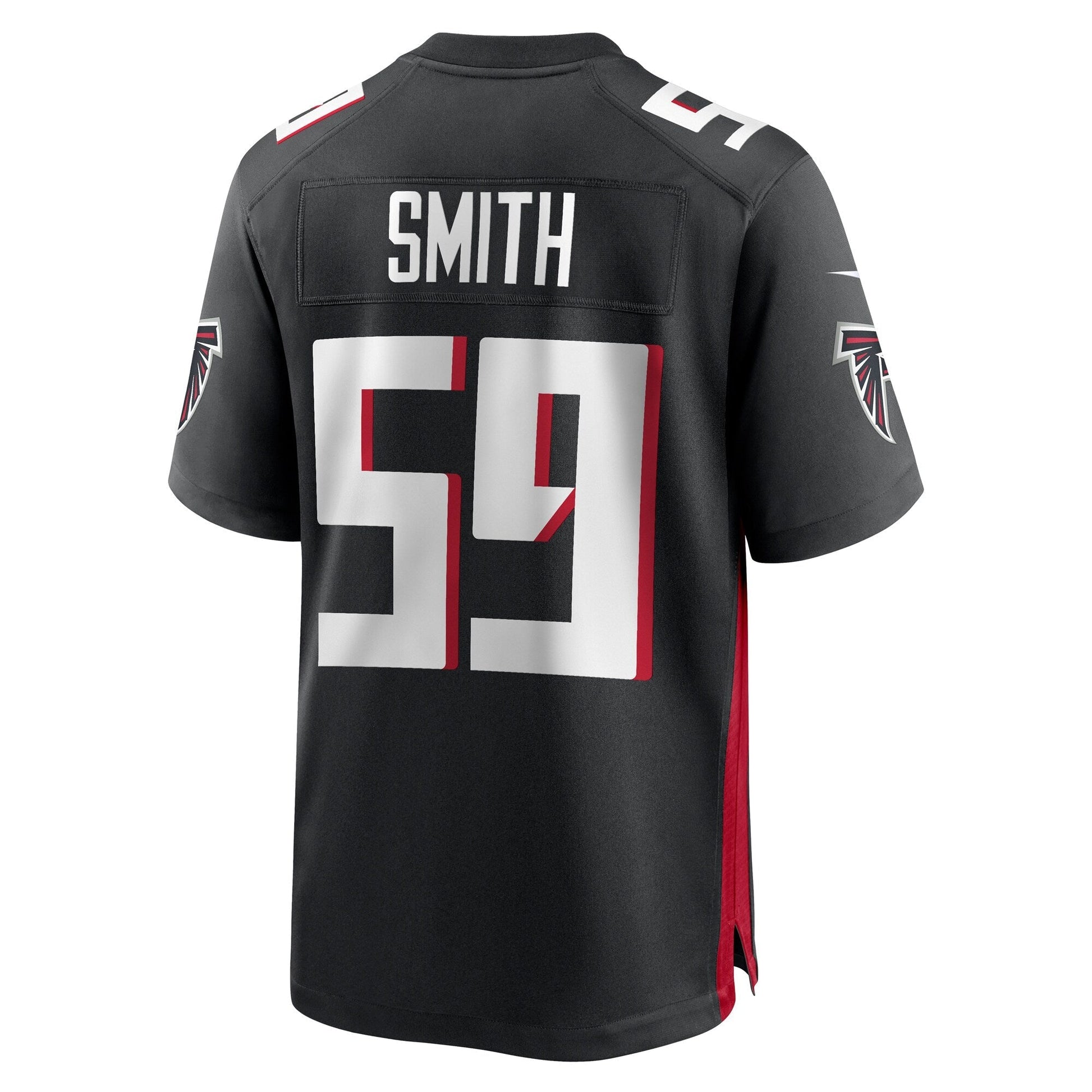 Andre Smith Atlanta Falcons Nike Game Jersey - Black football jersey product view 3
