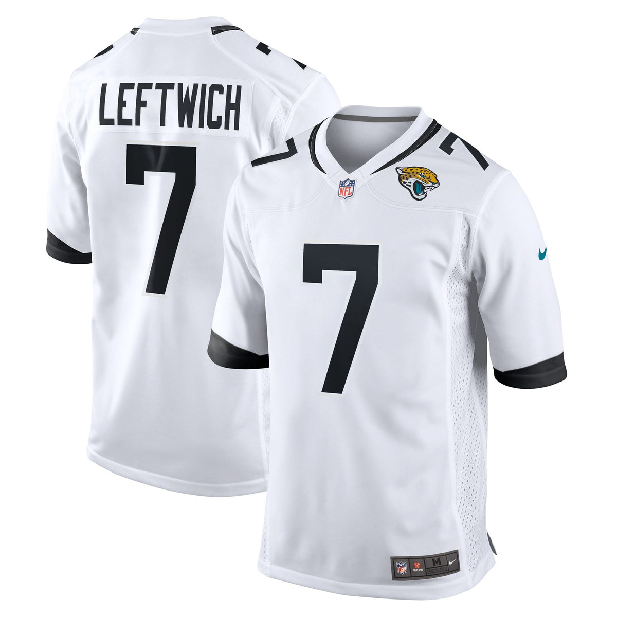Byron Leftwich Jacksonville Jaguars Nike Retired Game Jersey - White football jersey product view 1