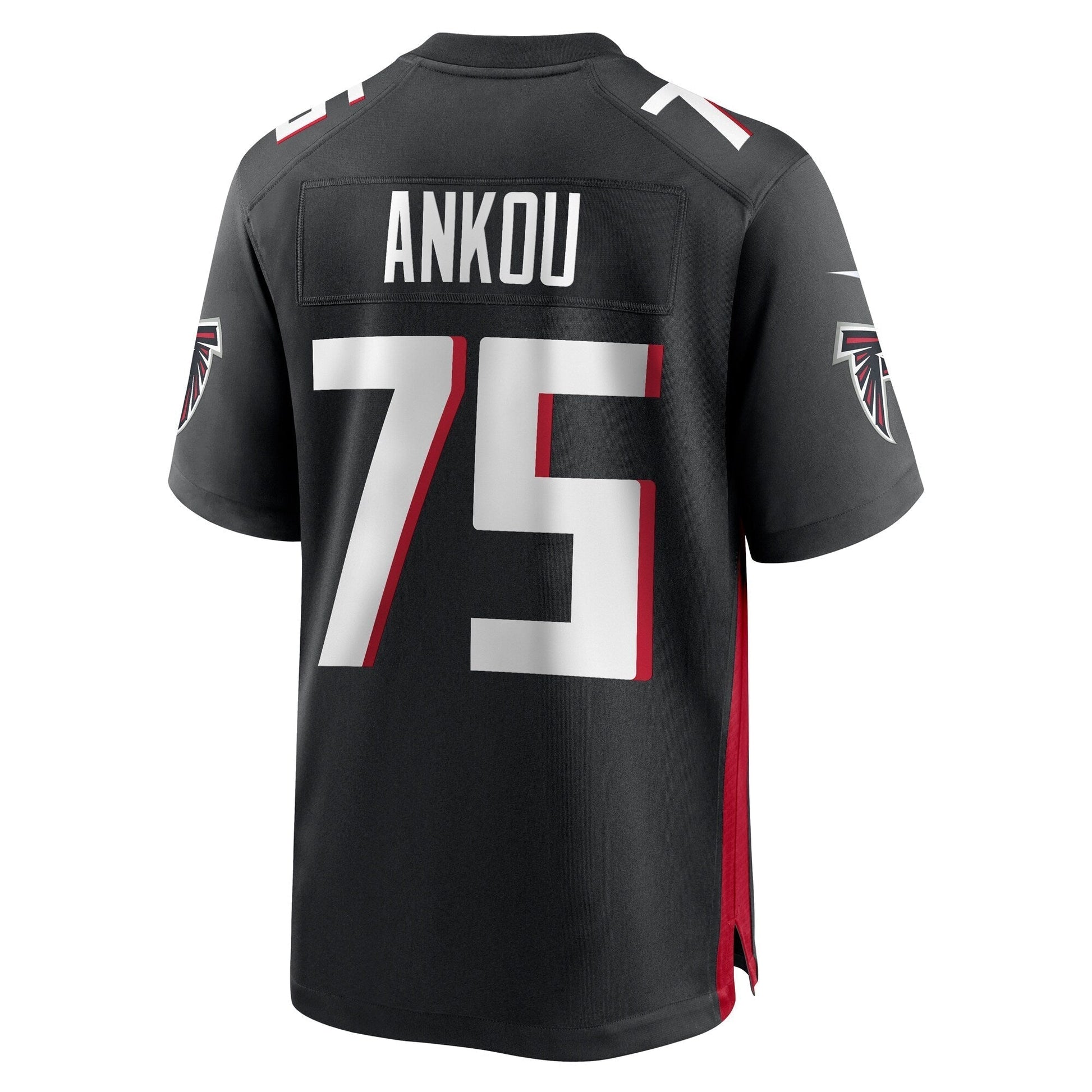 Eli Ankou Atlanta Falcons Nike Game Jersey - Black football jersey product view 3
