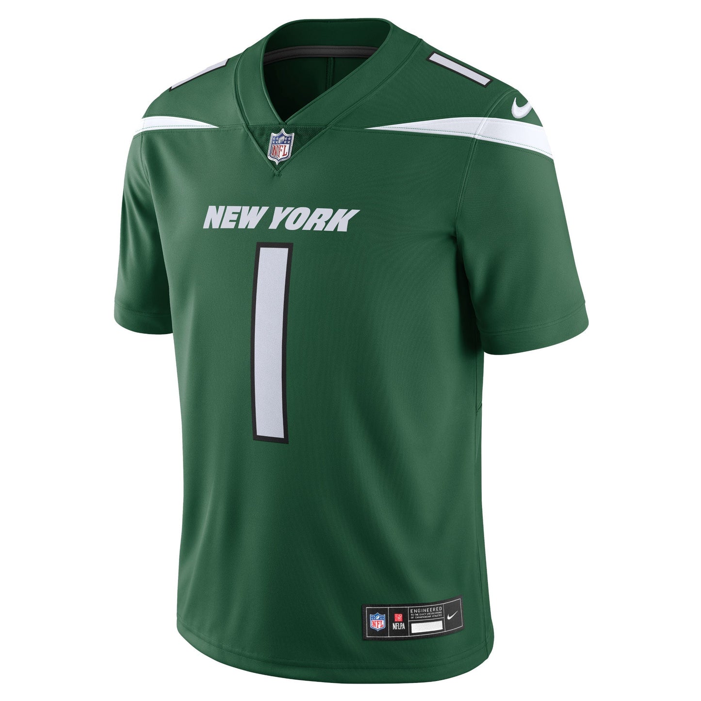 Ahmad Sauce Gardner New York Jets Nike Vapor Untouchable Limited Jersey - Gotham Green football jersey product view 2