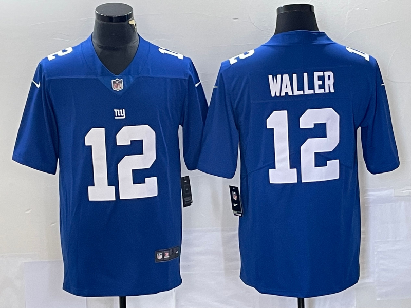 Men's New York Giants Darren Waller #12 Royal Alternate Game Jersey1 football jersey product view 1