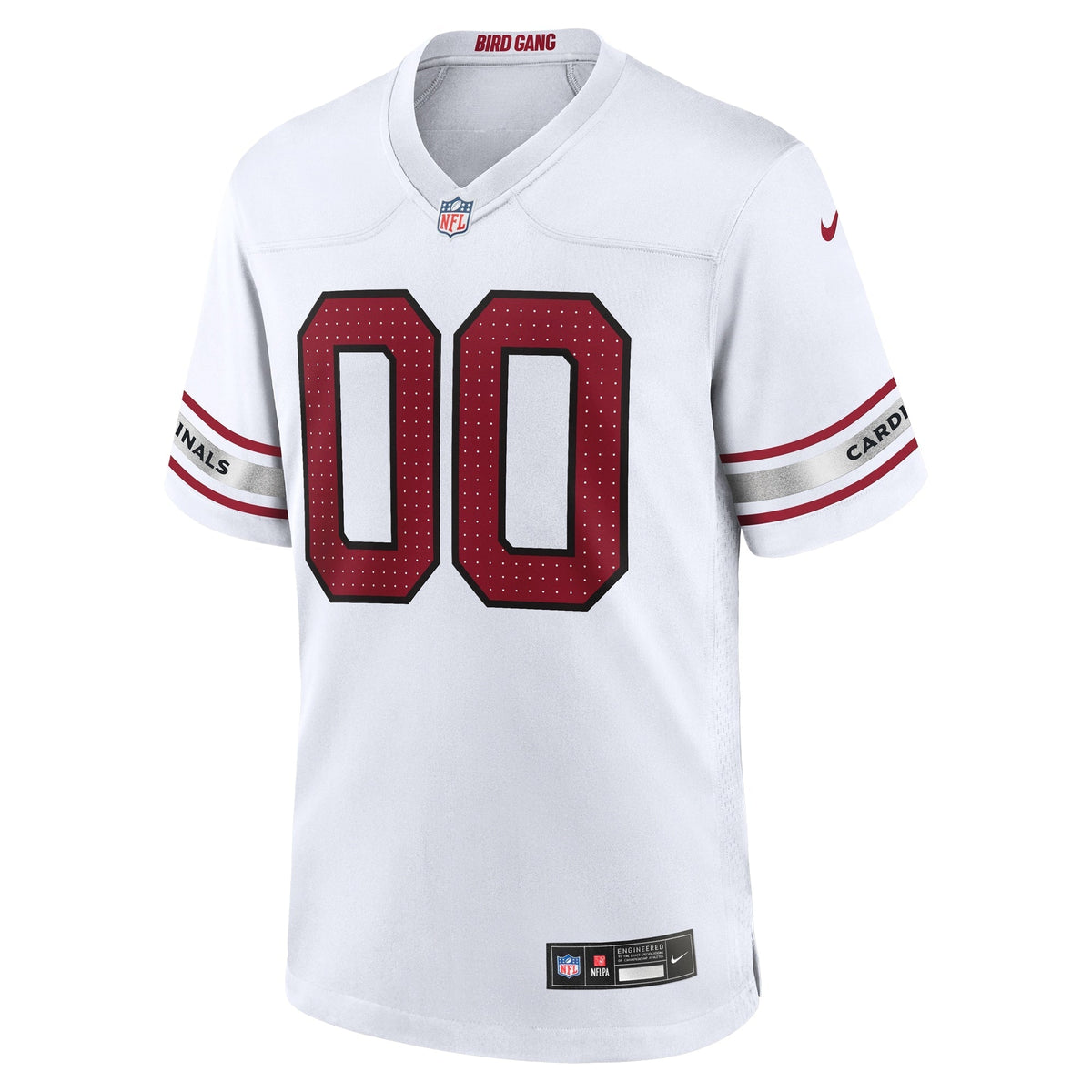 Arizona Cardinals Nike Custom Game Jersey - White football jersey product view 2
