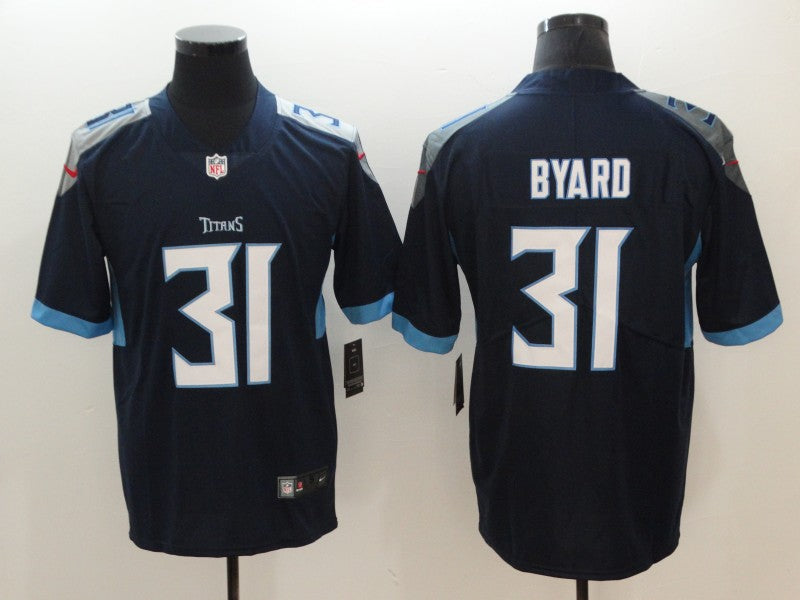 Men's Tennessee Titans Kevin Byard #31 Navy Game Jersey1 football jersey product view 1