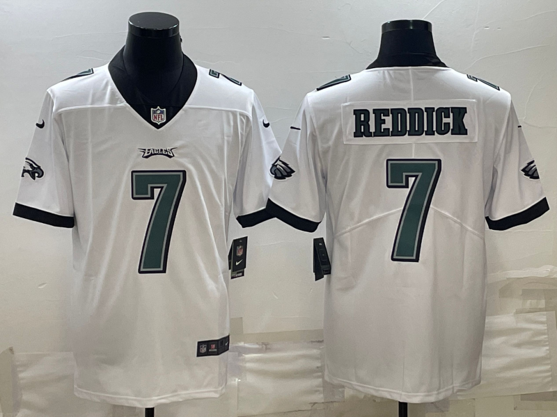 Men's Philadelphia Eagles Haason Reddick #7 White Game Jersey1 football jersey product view 1