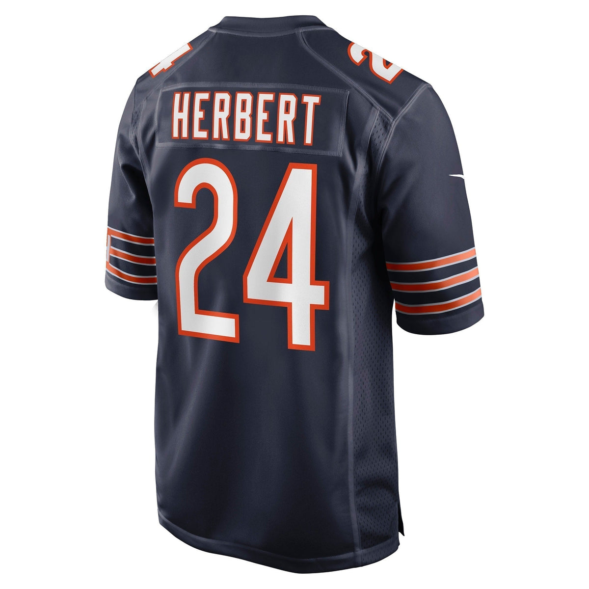 Khalil Herbert Chicago Bears Nike Game Jersey - Navy football jersey product view 3