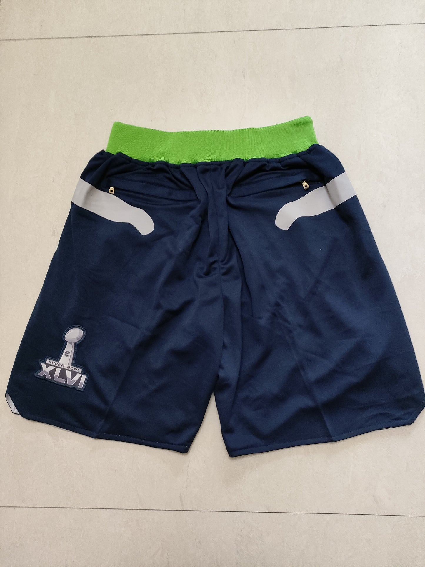 JUST DON Seattle Seahawks Pocket Shorts football jersey product view 2