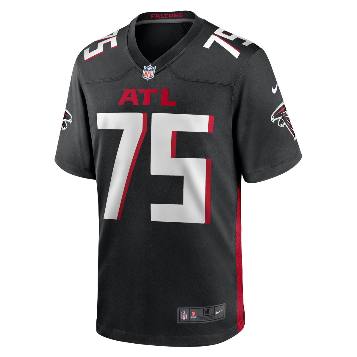Kentavius Street Atlanta Falcons Nike Game Jersey - Black football jersey product view 2