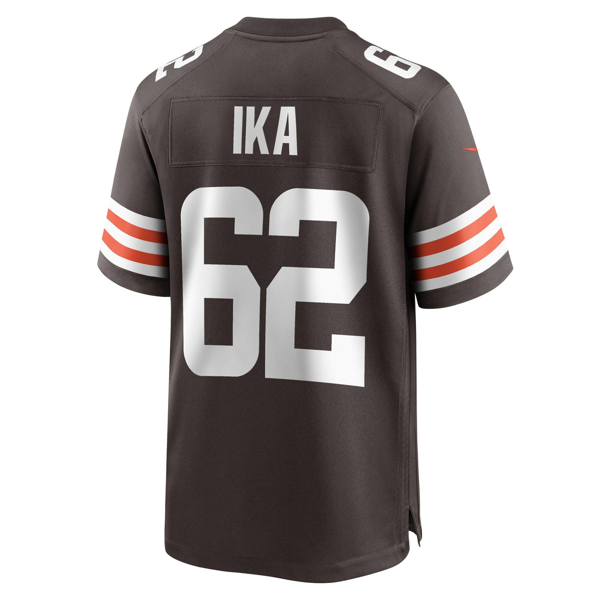 Siaki Ika Cleveland Browns Nike Team Game Jersey - Brown football jersey product view 3
