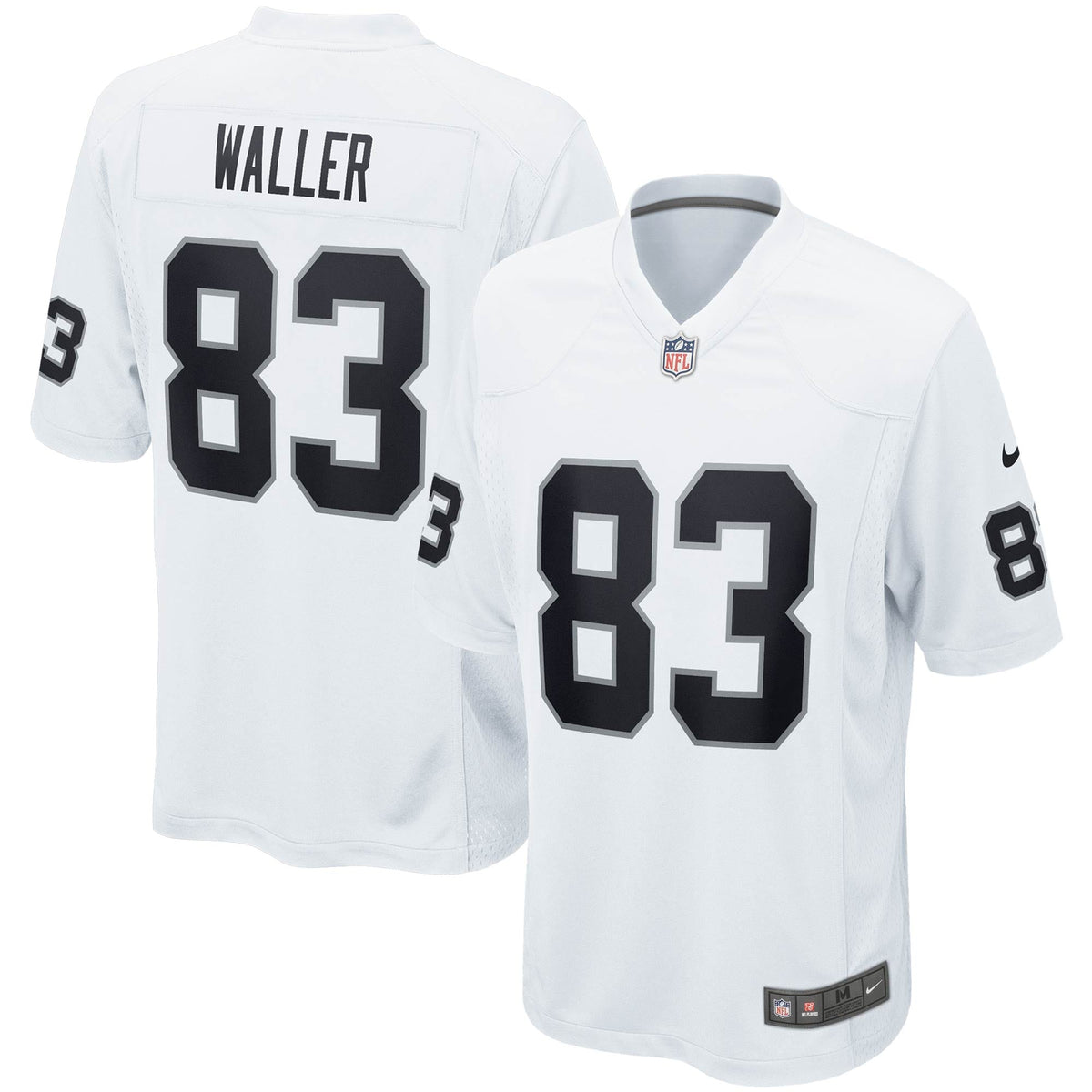 Darren Waller Las Vegas Raiders Nike Game Jersey - White football jersey product view 1