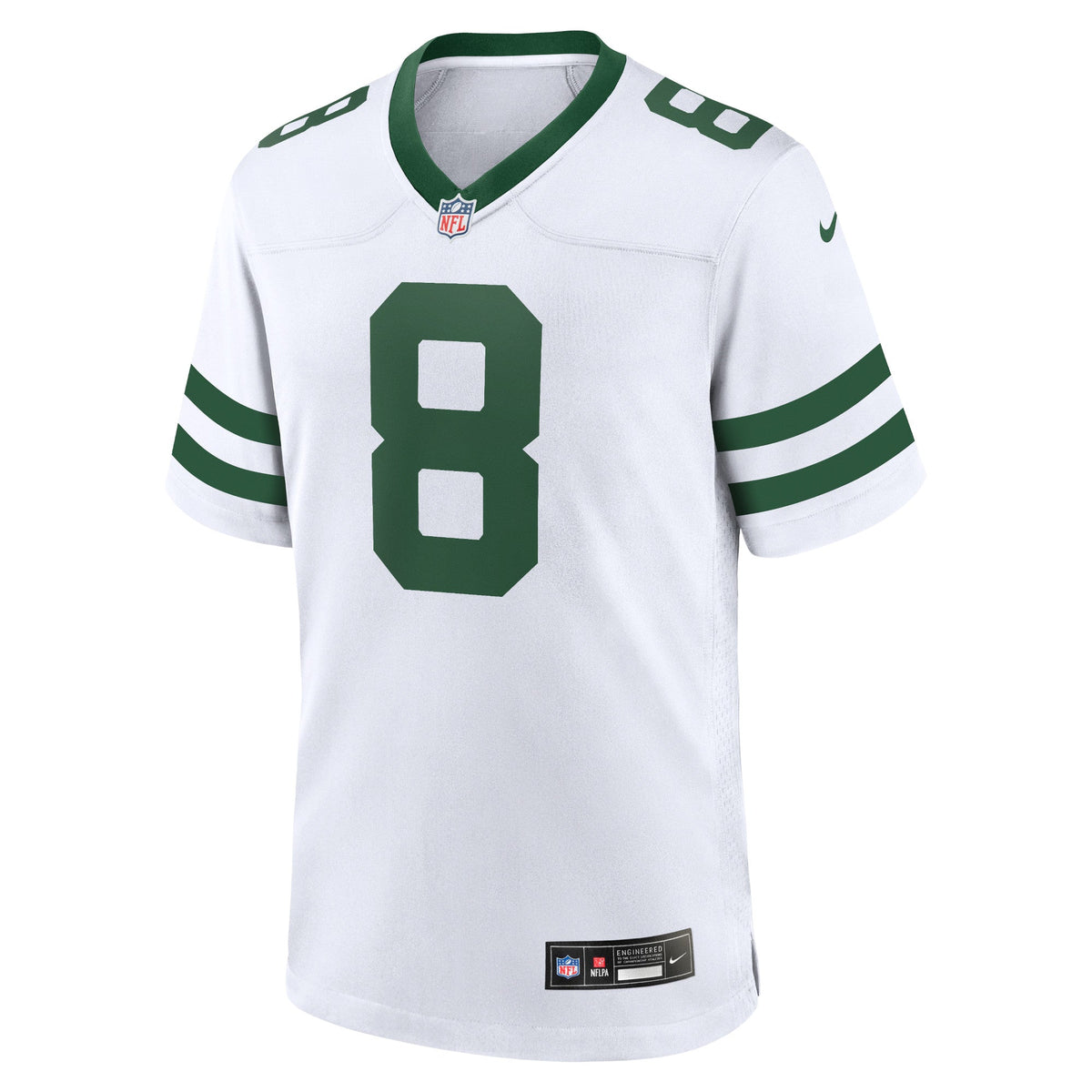 Aaron Rodgers New York Jets Nike Game Jersey - Legacy White football jersey product view 2