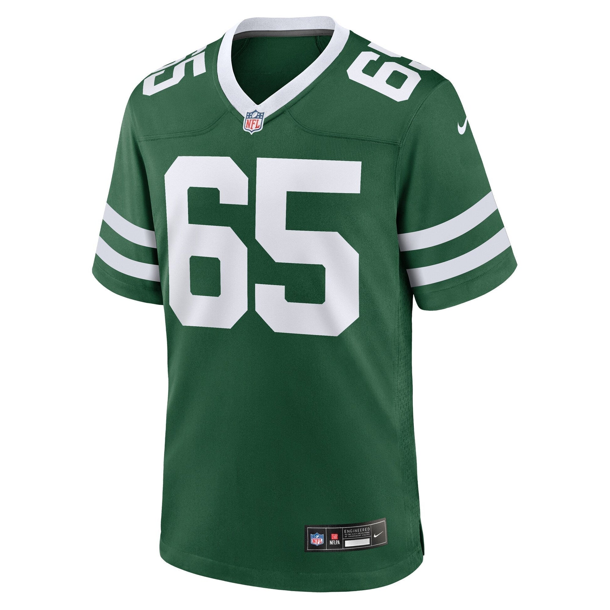Xavier Newman New York Jets Nike Team Game Jersey - Legacy Green football jersey product view 2