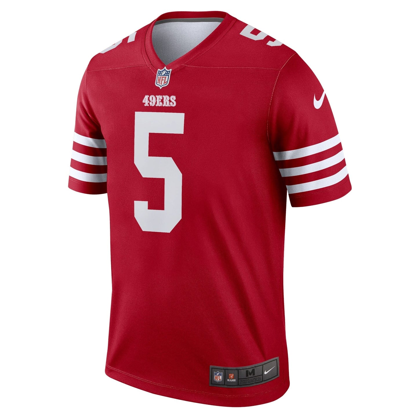Trey Lance San Francisco 49ers Nike Legend Jersey - Scarlet football jersey product view 2