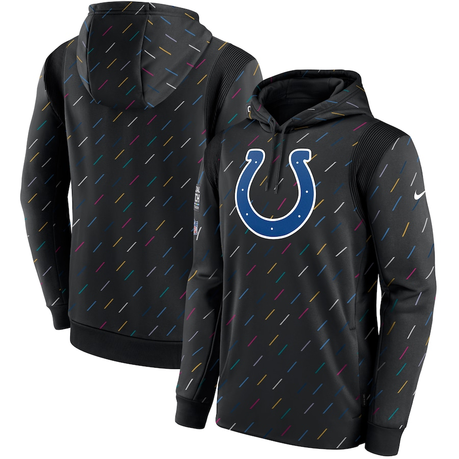 Men's Indianapolis Colts NFL 2021 Salute to Service Hoodie1 Black football jersey product view 1