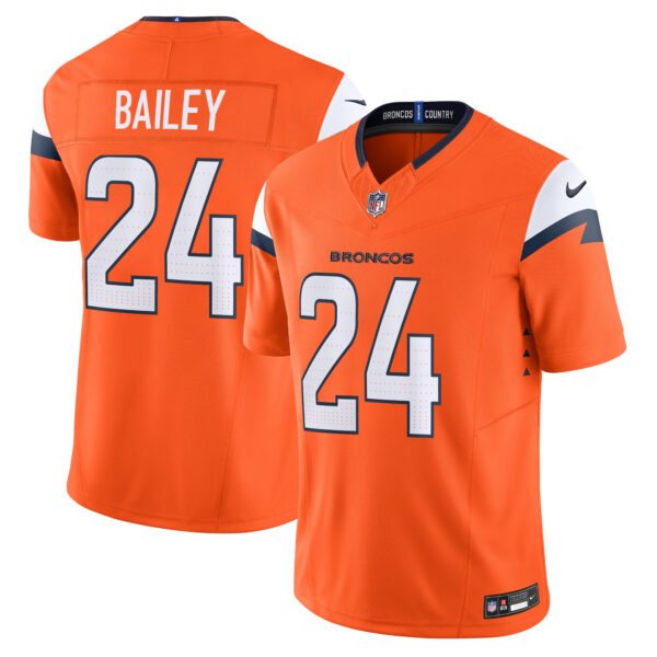 Champ Bailey Denver Broncos Home Jersey - Orange football jersey product view 1
