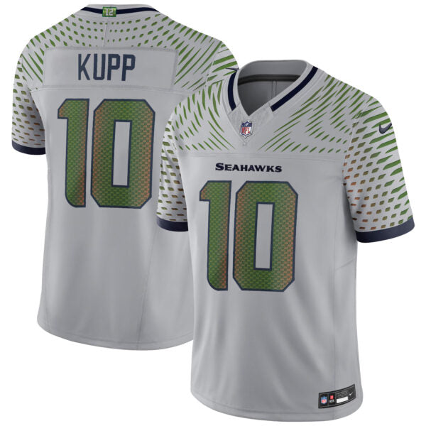 Cooper Kupp Seattle Seahawks 2025 Rivalries Collection Jersey - Wolf Grey football jersey product view 1