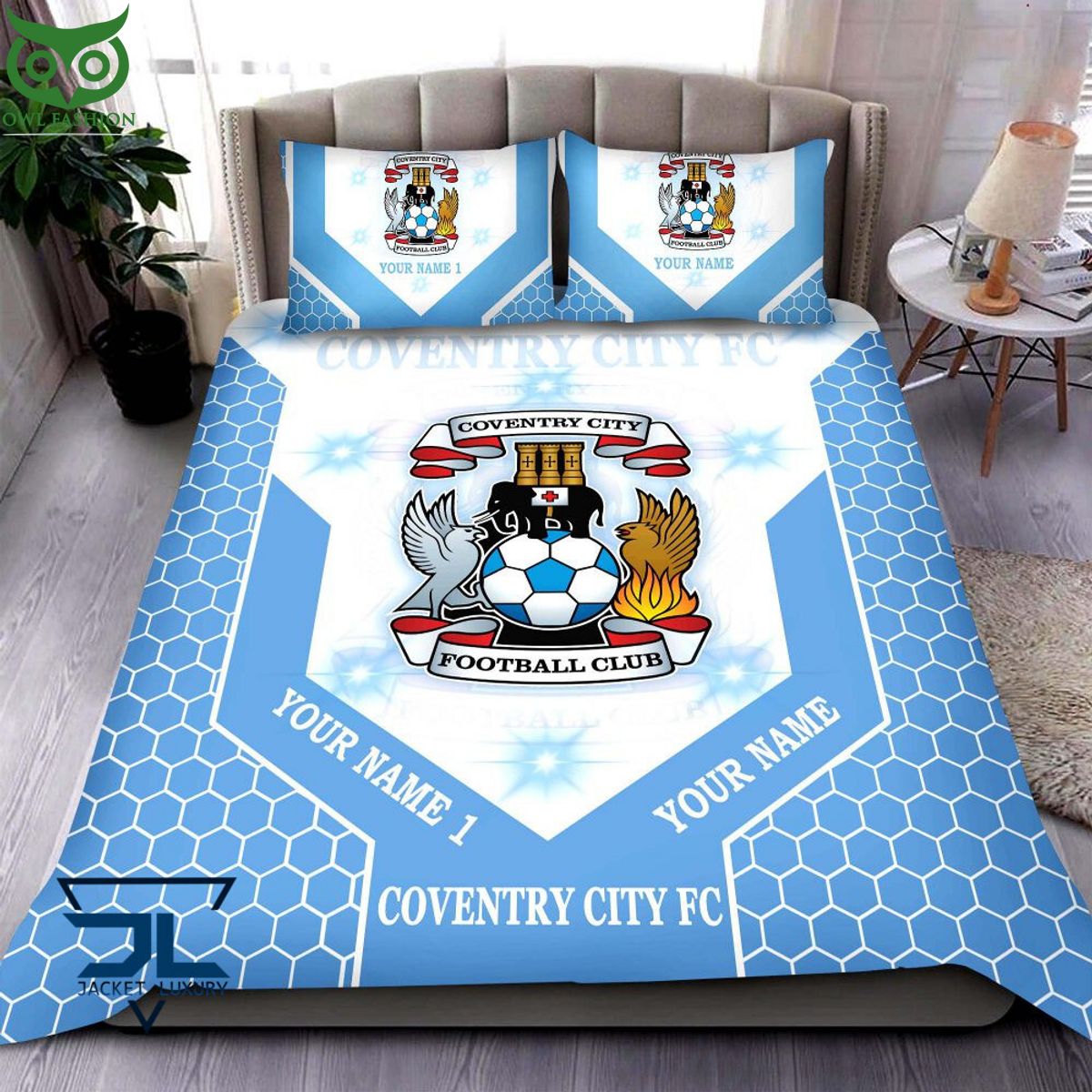 Coventry City F.C EFL Champion Customized Bedding Set - Adult & Kids T-Shirts, Sweatshirts & Hoodies apparel design preview 1