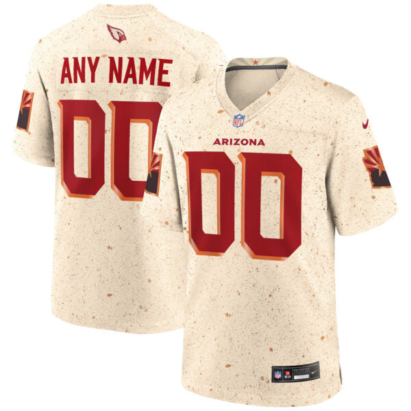 Custom Arizona Cardinals 2025 Rivalries Collection Jersey - Natural football jersey product view 1