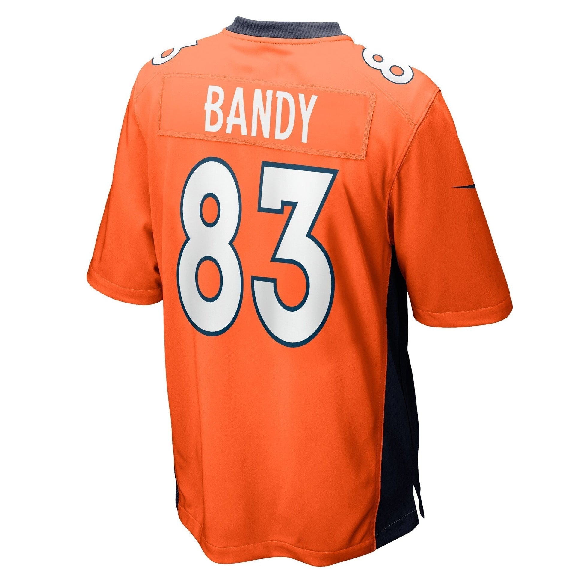 Michael Bandy Denver Broncos Nike Team Game Jersey - Orange football jersey product view 3