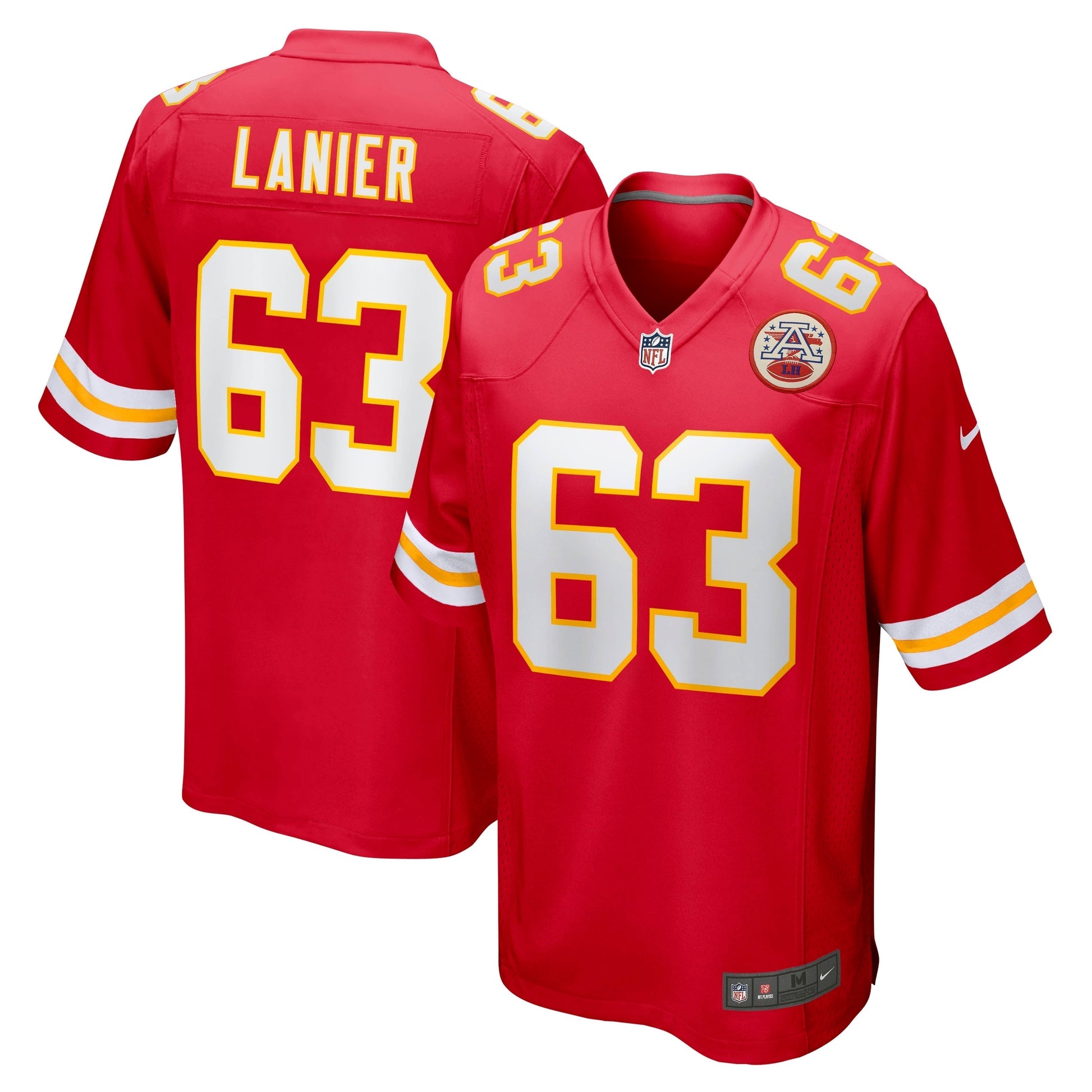Willie Lanier Kansas City Chiefs Nike Retired Jersey - Red football jersey product view 1