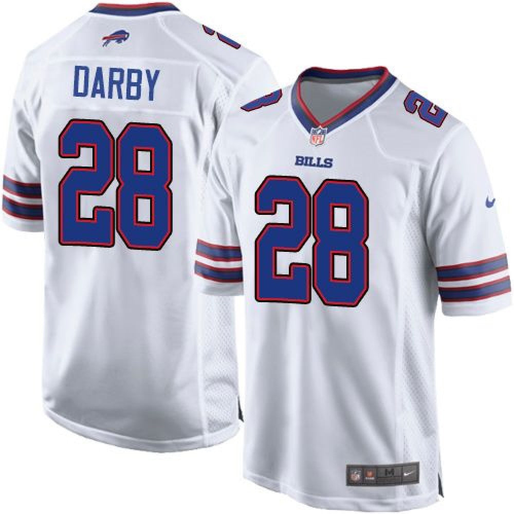 Nike Bills #28 Ronald Darby White Youth Stitched NFL Elite Jersey football jersey product view 1