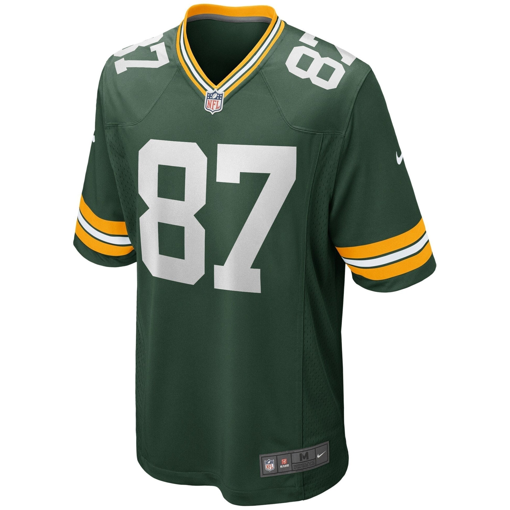 Willie Davis Green Bay Packers Nike Game Retired Jersey - Green football jersey product view 2