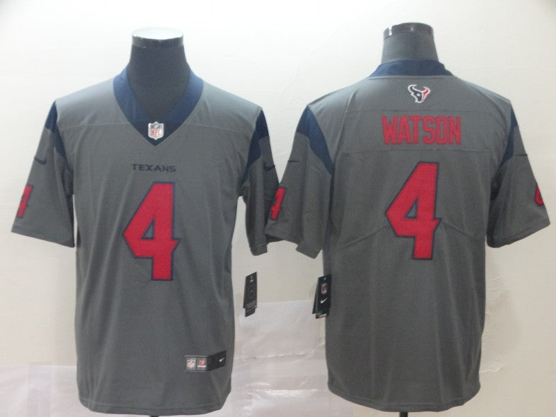 Men's Houston Texans Deshaun Watson #4 Gray Inverted Legend Jersey1 football jersey product view 1