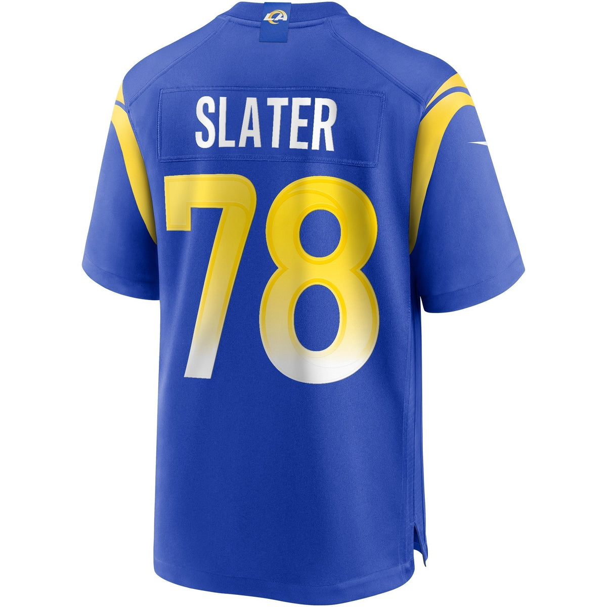 Jackie Slater Los Angeles Rams Nike Game Retired Jersey - Royal football jersey product view 3