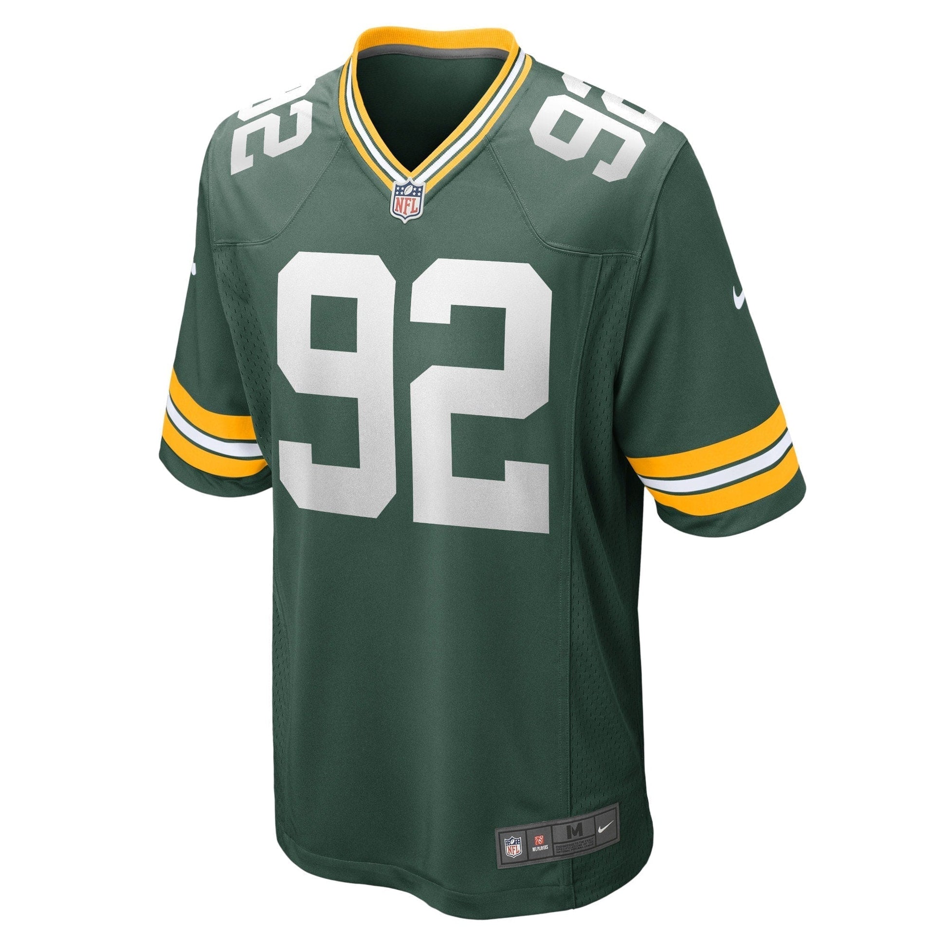 Reggie White Green Bay Packers Nike Retired Game Jersey - Green football jersey product view 2