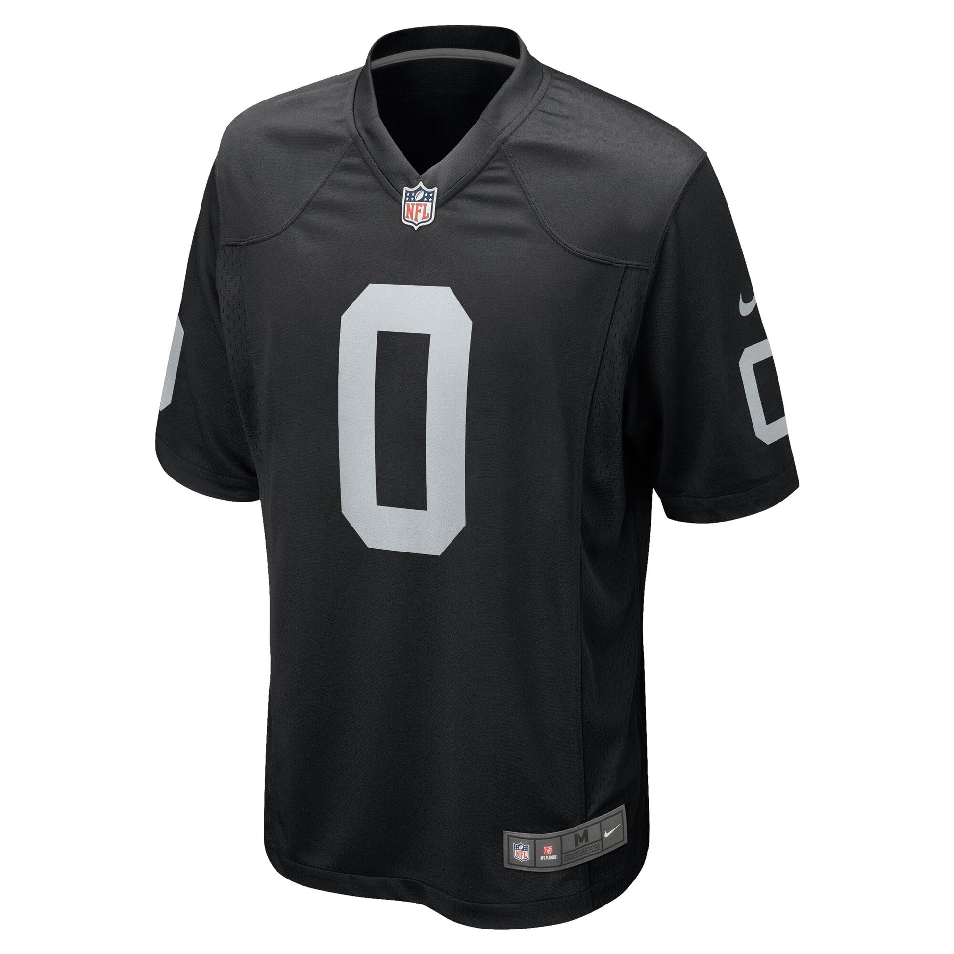 Jakorian Bennett Las Vegas Raiders Nike Team Game Jersey - Black football jersey product view 2