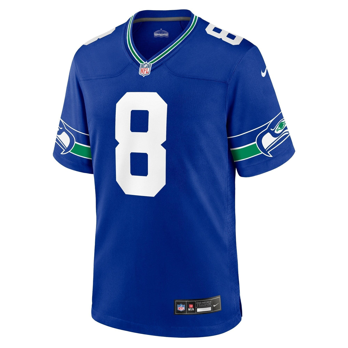 Coby Bryant Seattle Seahawks Nike Throwback Game Jersey - Royal football jersey product view 2