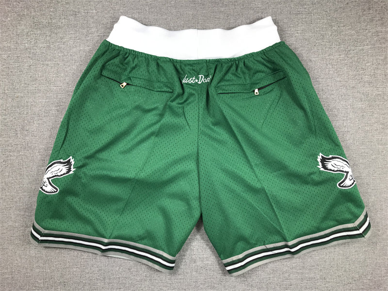 Men's Philadelphia Eagles Kelly Green Pocket Shorts football jersey product view 2