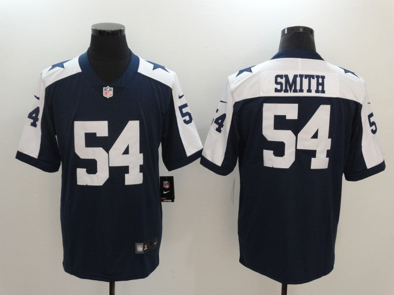 Men's Dallas Cowboys Jaylon Smith #54 Navy Alternate Custom1 Game Jersey1 football jersey product view 1