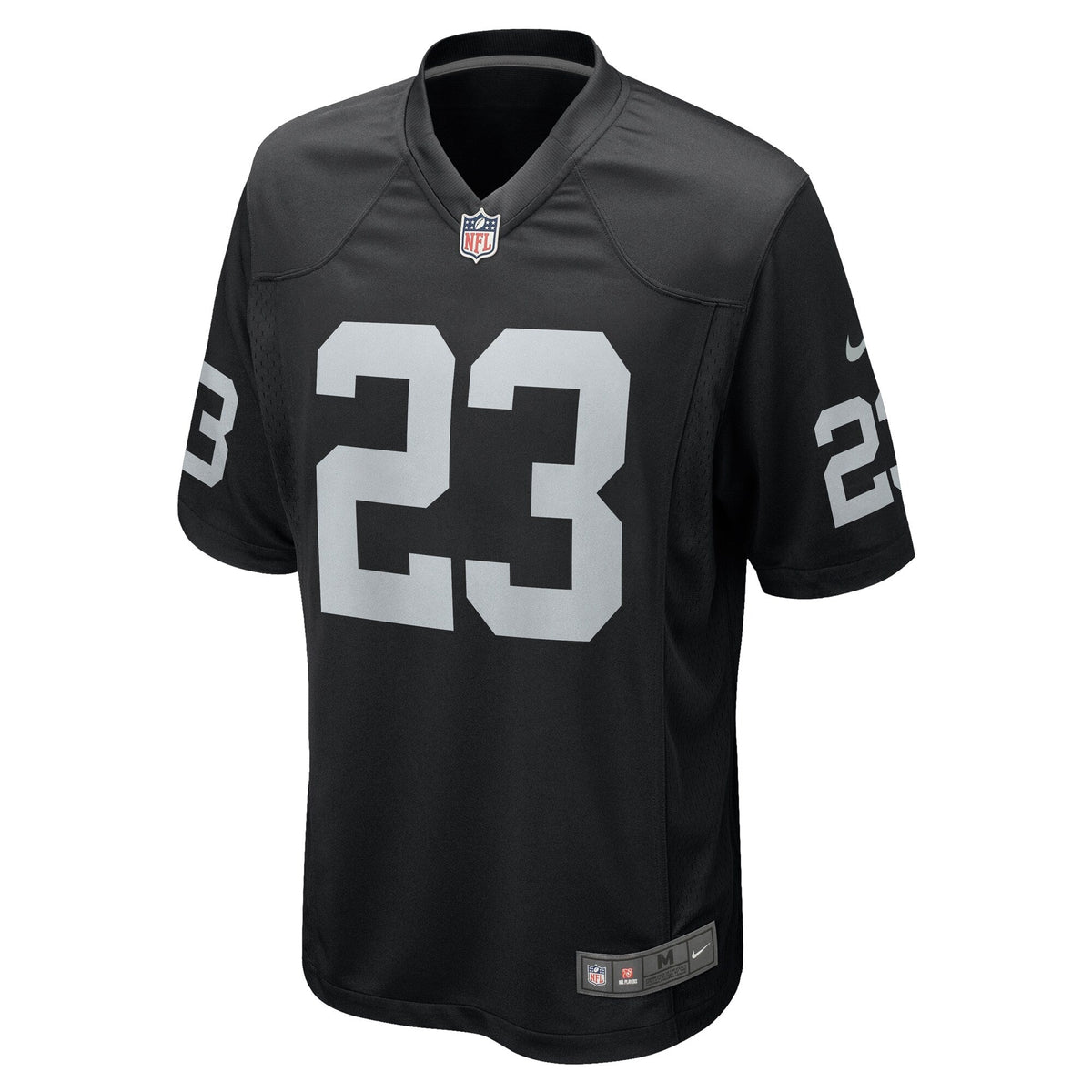 David Long Jr. Las Vegas Raiders Nike Team Game Jersey - Black football jersey product view 2