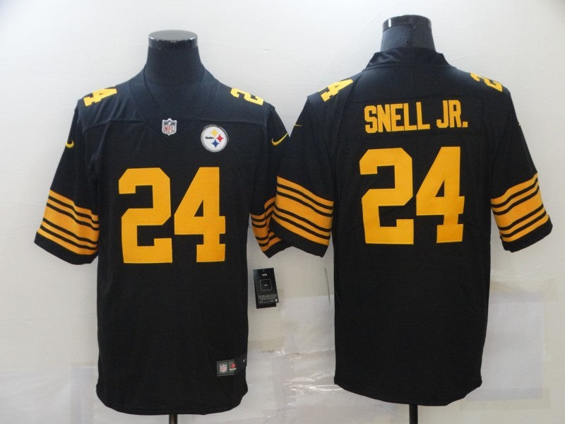 Men's Pittsburgh Steelers Benny Snell Jr. #24 Black Alternate Legend Jersey1 football jersey product view 1