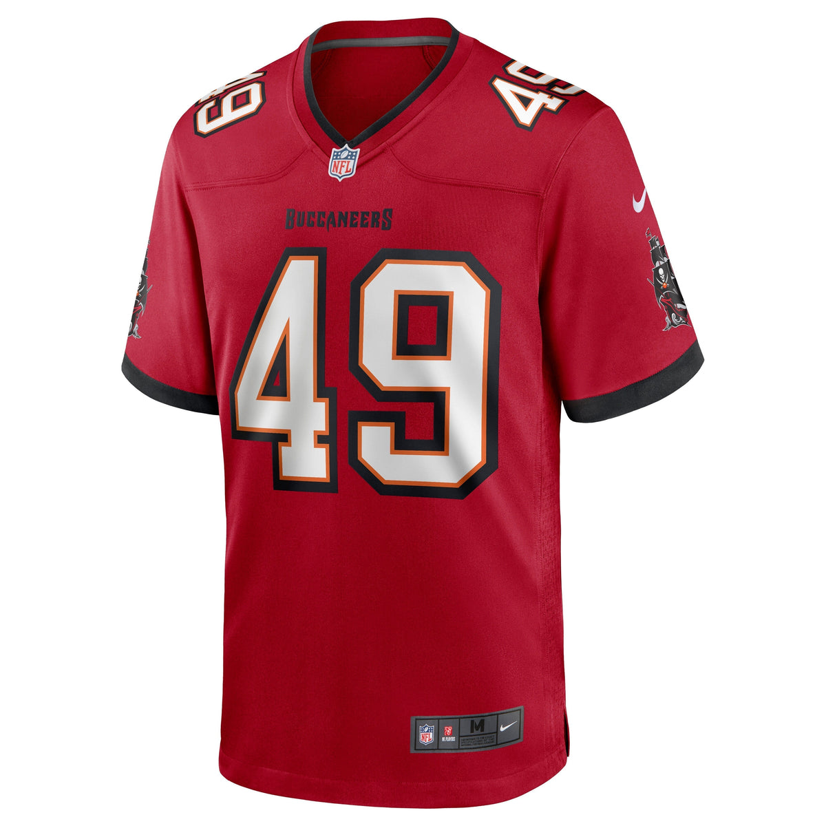 Cam Gill Tampa Bay Buccaneers Nike Game Jersey - Red football jersey product view 2